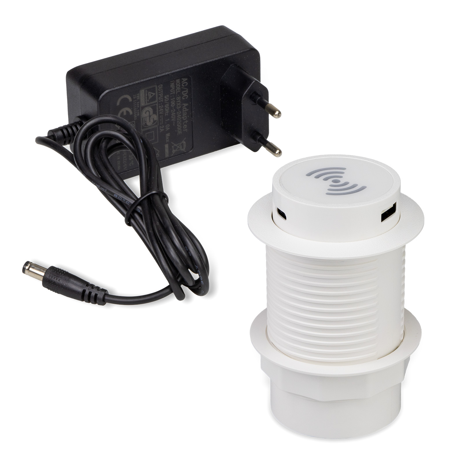 Prise de chargeur POP-UP 2 USB-A 1 USB-C