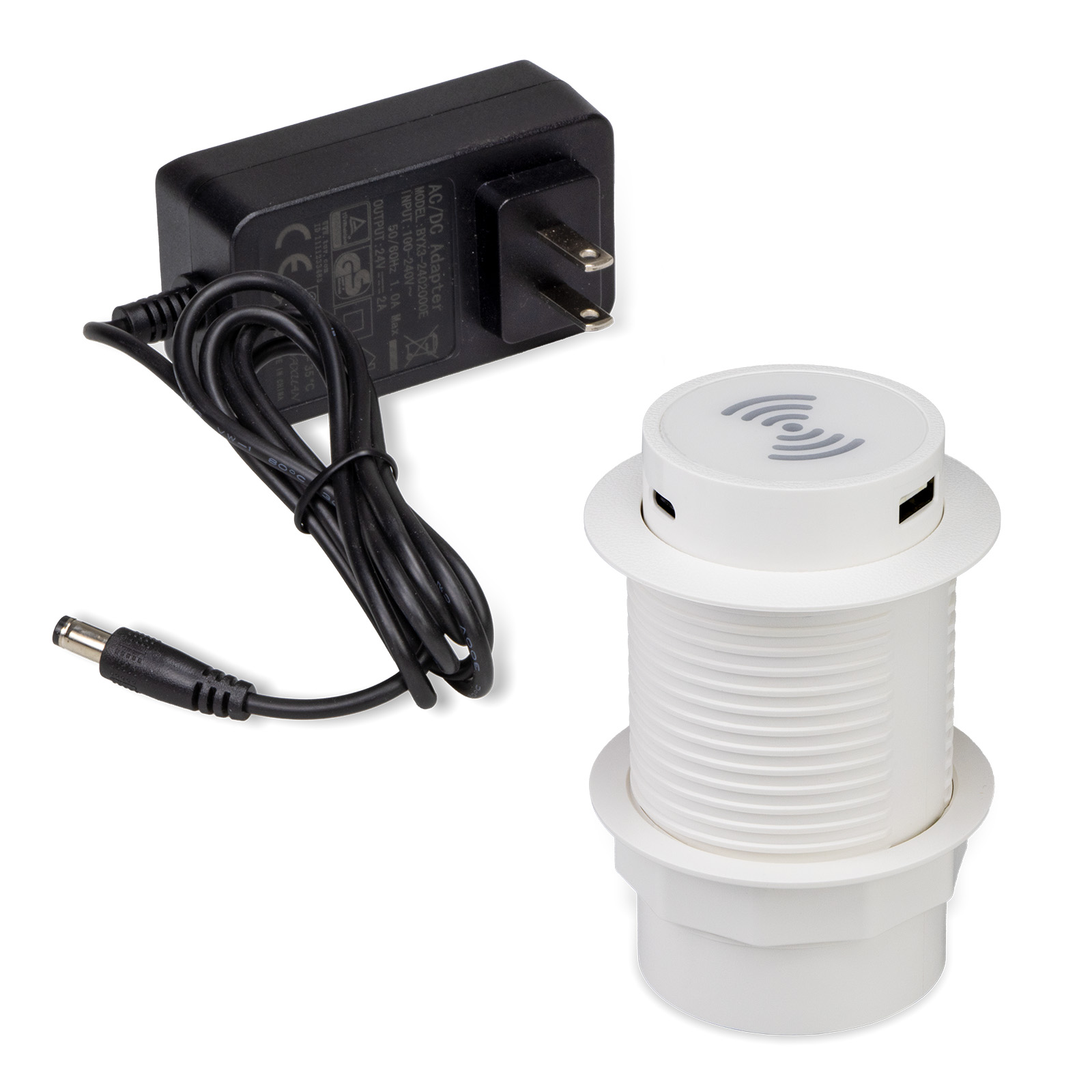 Prise de chargeur POP-UP 2 USB-A 1 USB-C