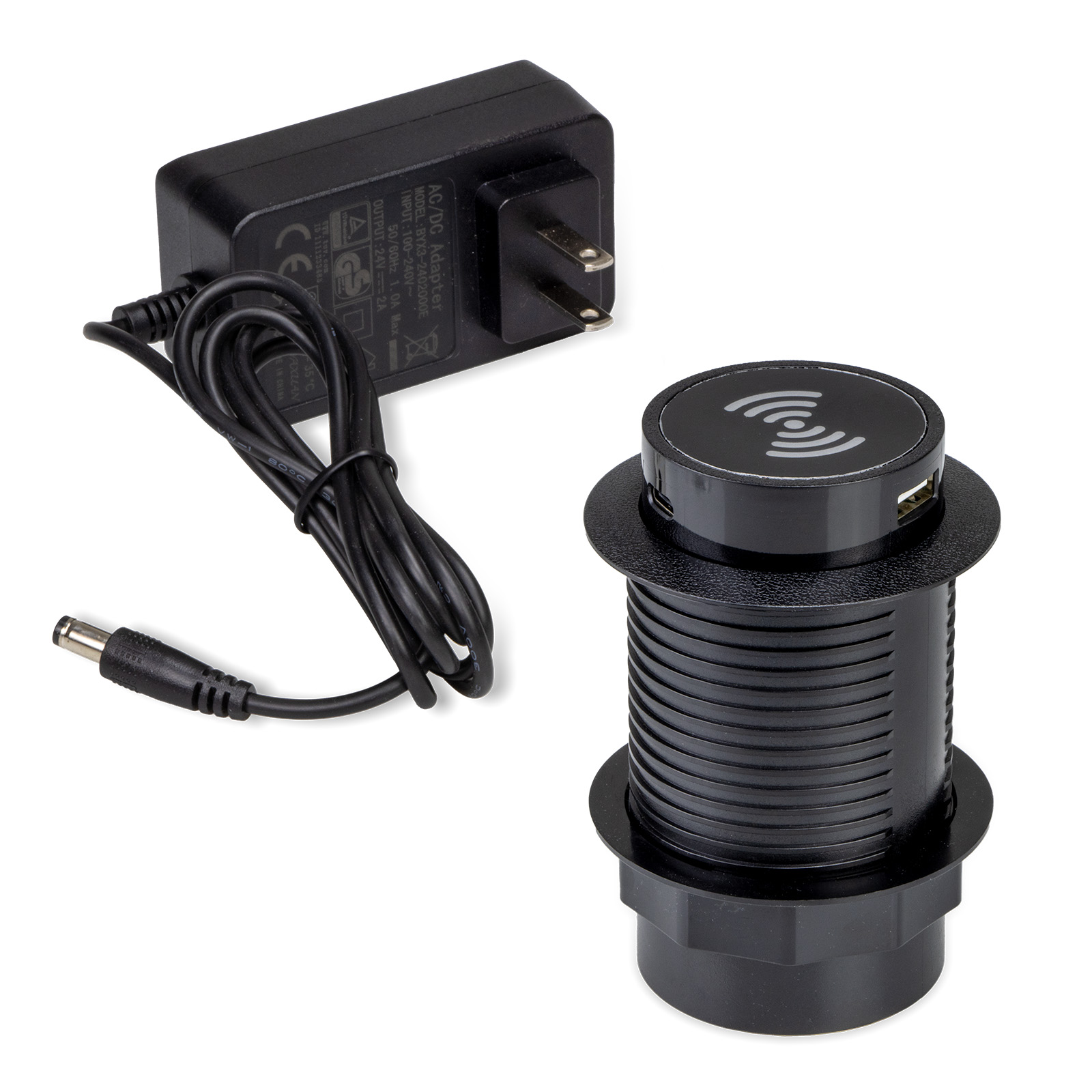 Prise de chargeur POP-UP 2 USB-A 1 USB-C