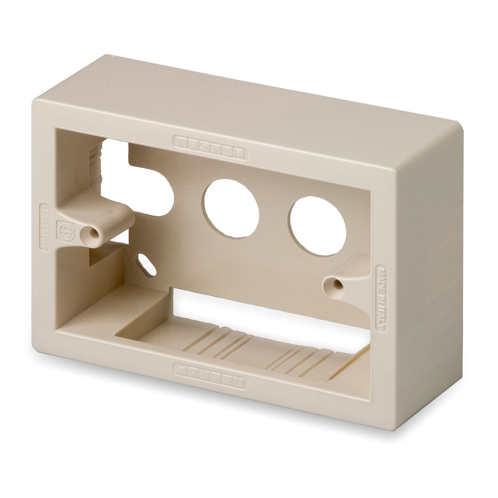External Swithc box 3 Holes IVORY