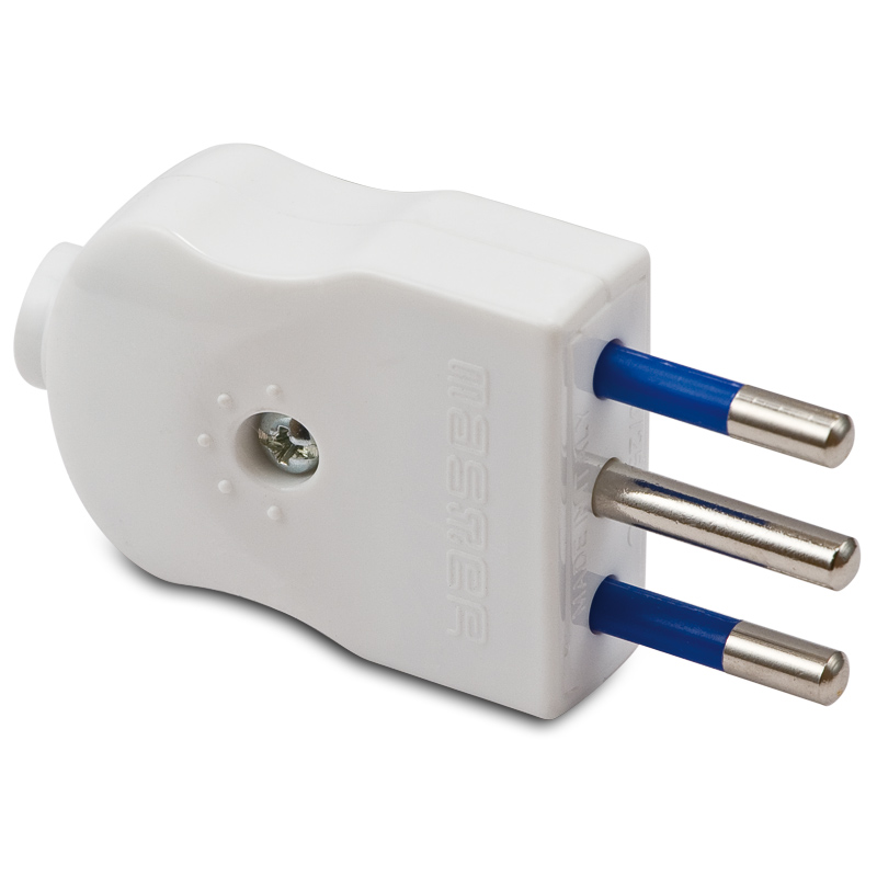 COMPACT Spina 2 poli+T 10A Bianca