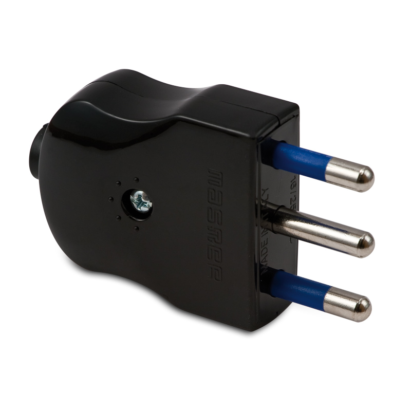 COMPACT Spina 2 poli+T 16A Nera