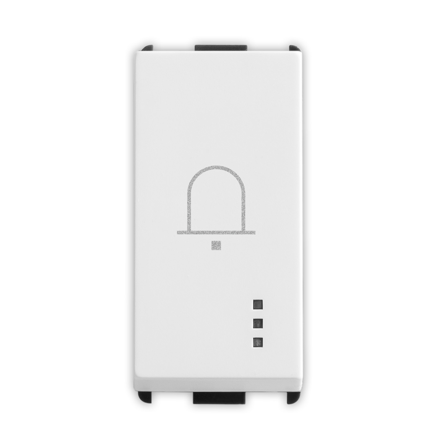 PIXIA Pulsante Campanello 10A NO White