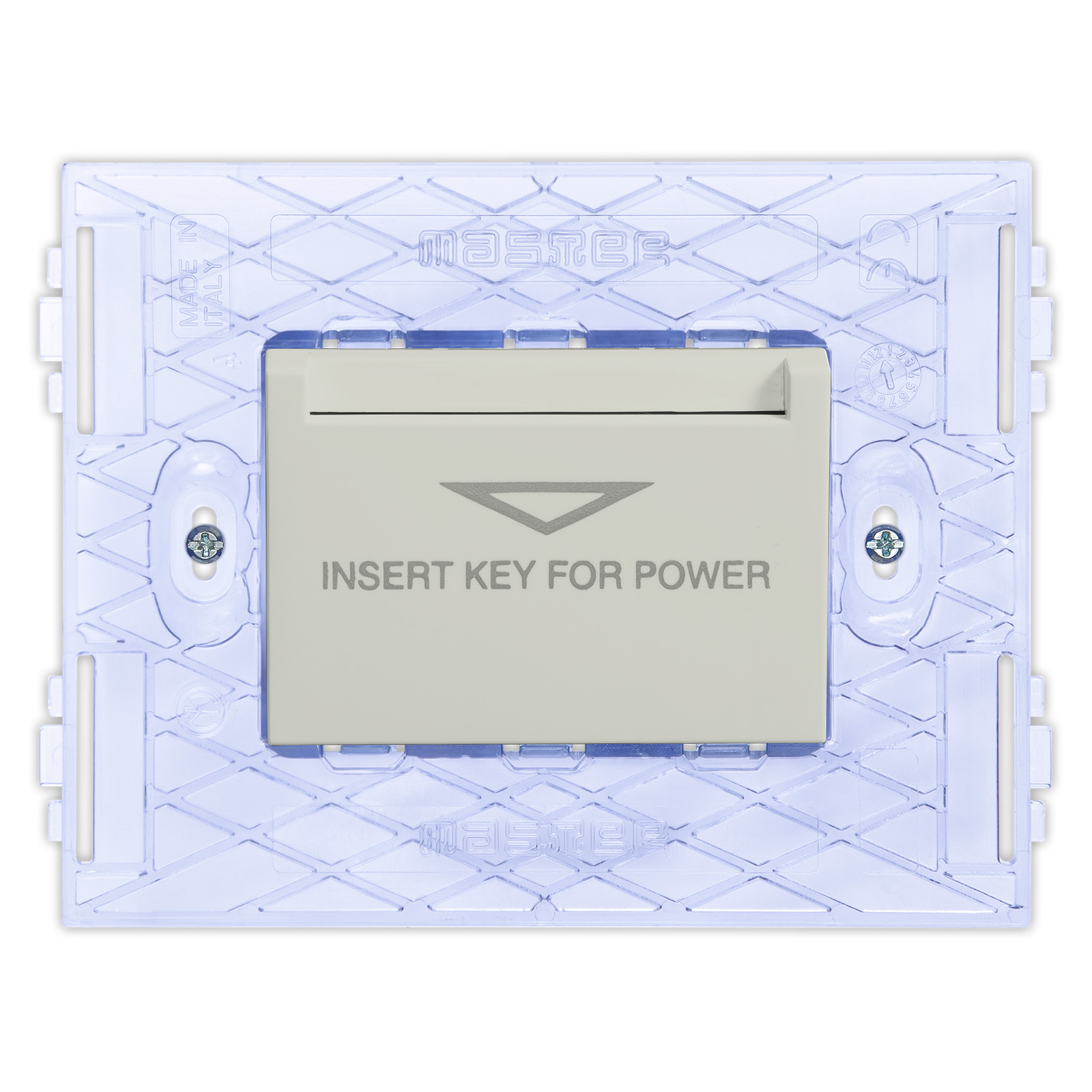 PIXIA Interruttore Badge 3Mod. c/Supp