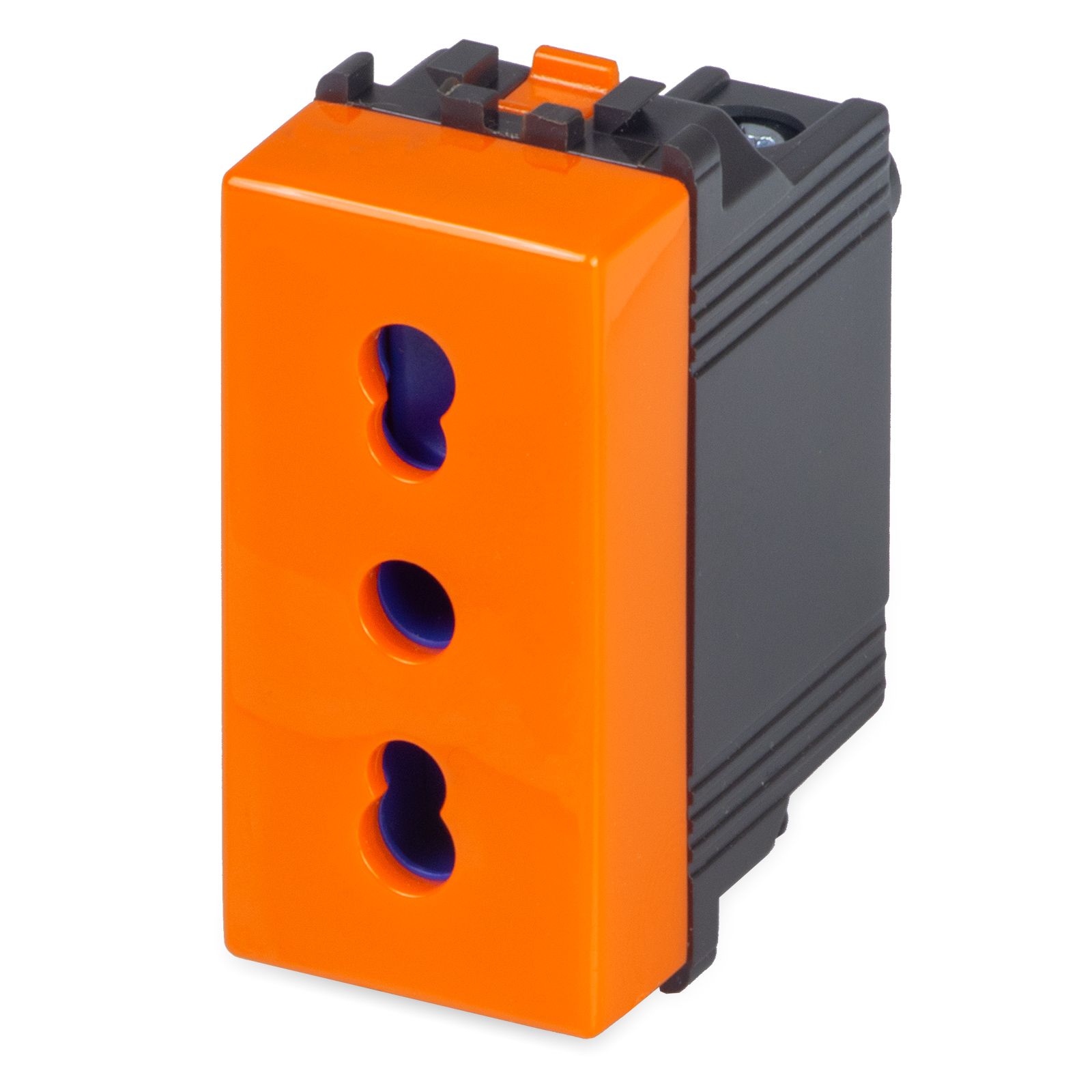 MIX prise italienne bipas 2P+T 16AOrange