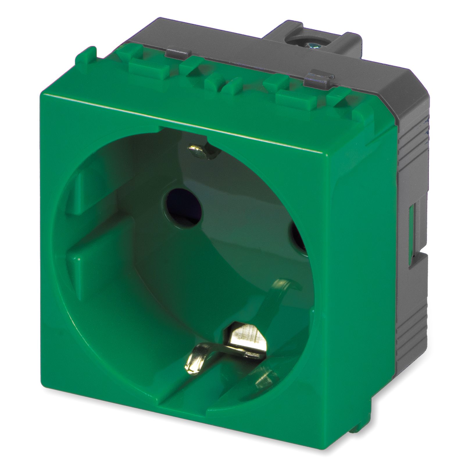 Prise Schuko 2P+T 16A VERT
