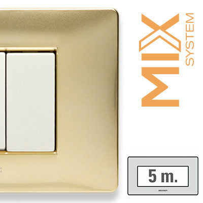 MIX Placca 5 Posti ORO KARAT