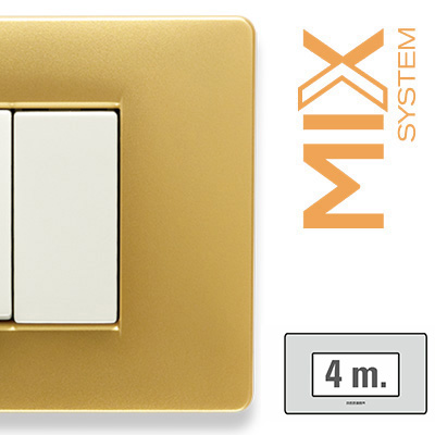 MIX Placca 4 Posti STAR DUST