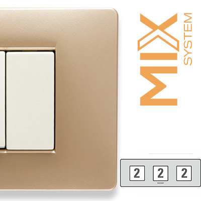 MIX Placca 2+2+2 Posti SAHARA