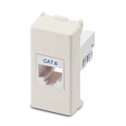 Prise RJ45 Cat.6 UTP non blindée MIX