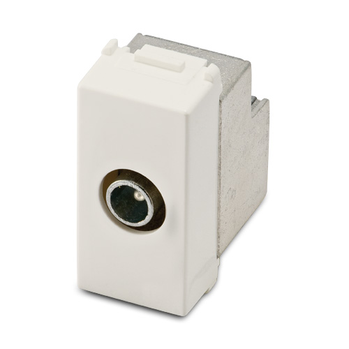 Coaxial IEC M socket, through-line, dB 7
