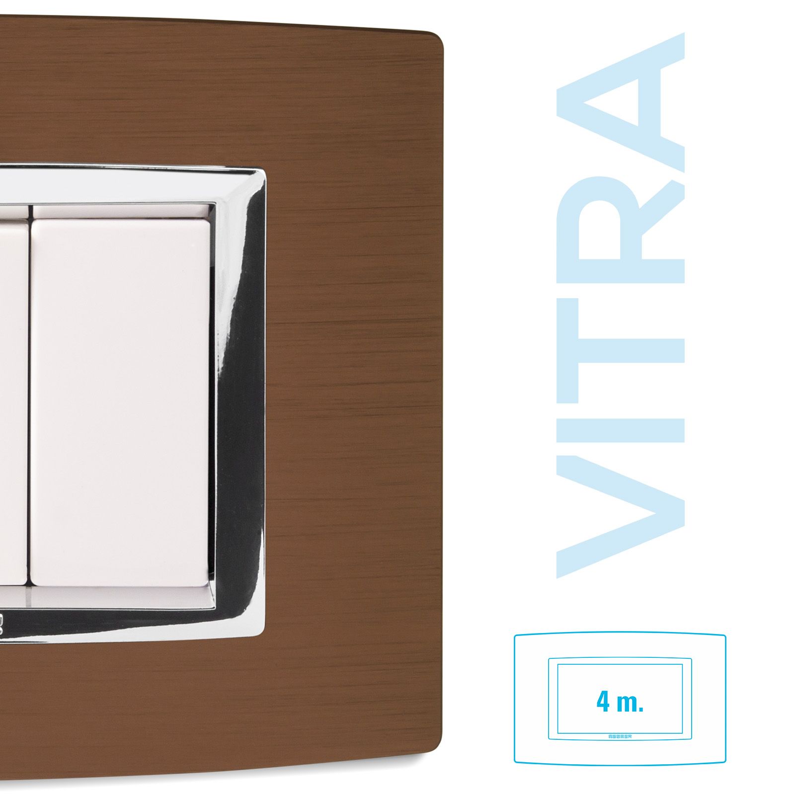 Vitra 4 modules frame Brushed Copper