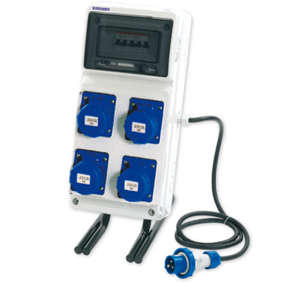 Caja industrial cableada