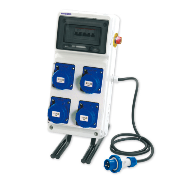 Caja industrial cableada