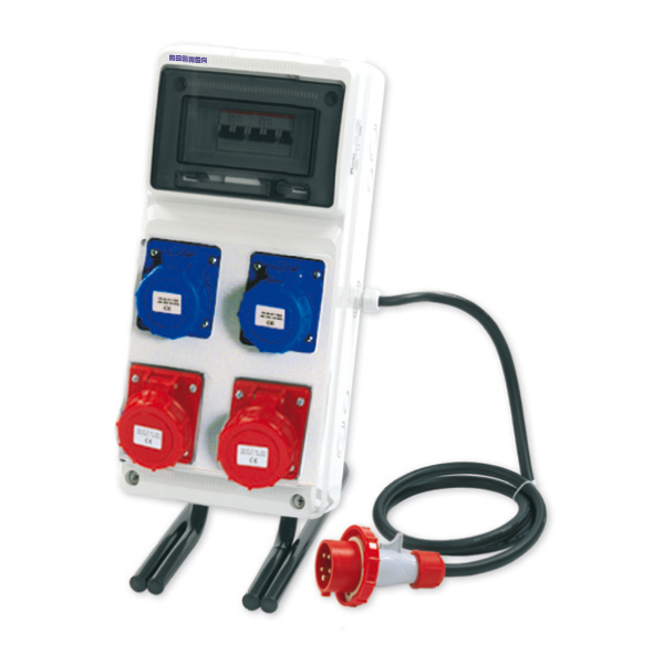 Caja industrial cableada