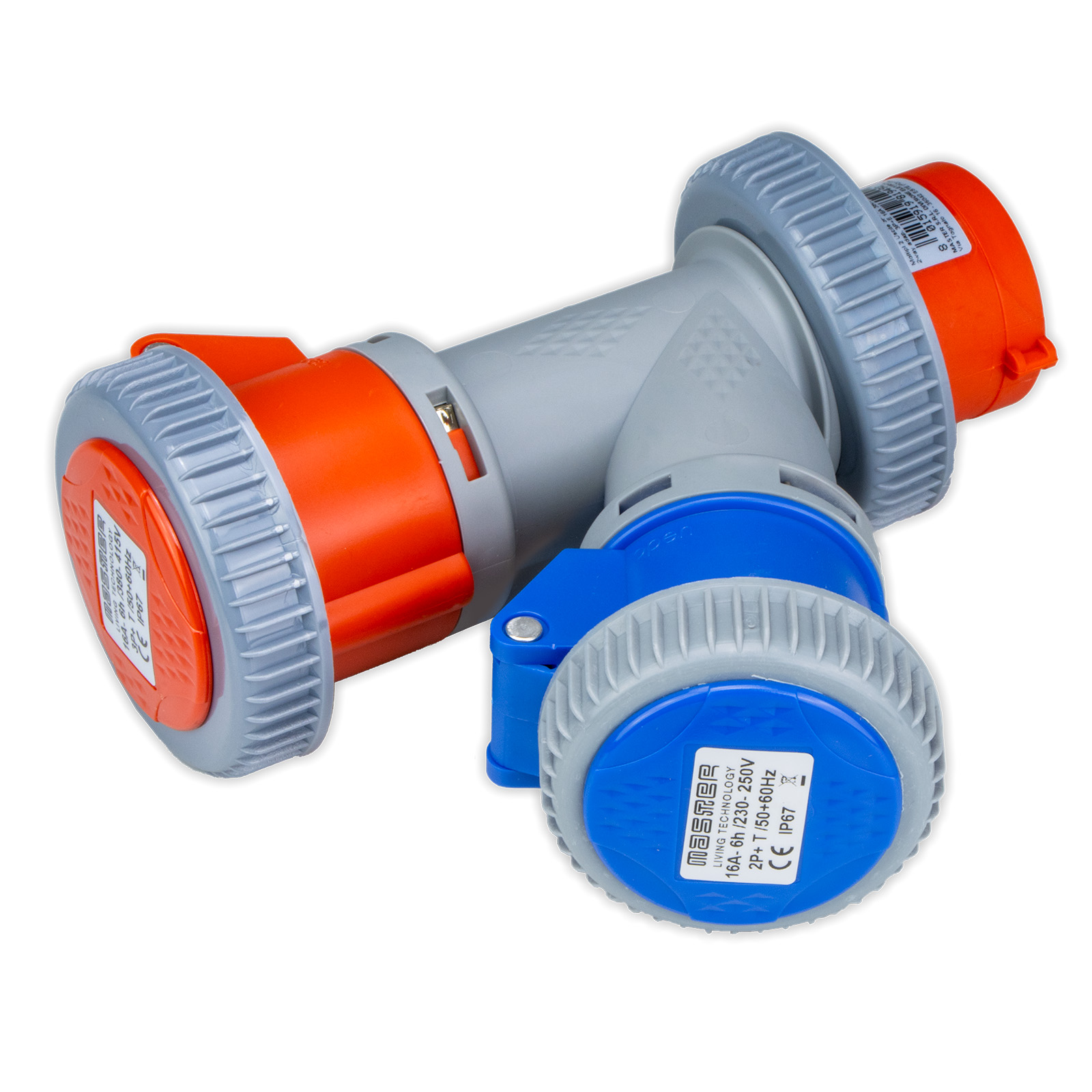 2way adap. 3P+N+E 16A 380/230V IP67