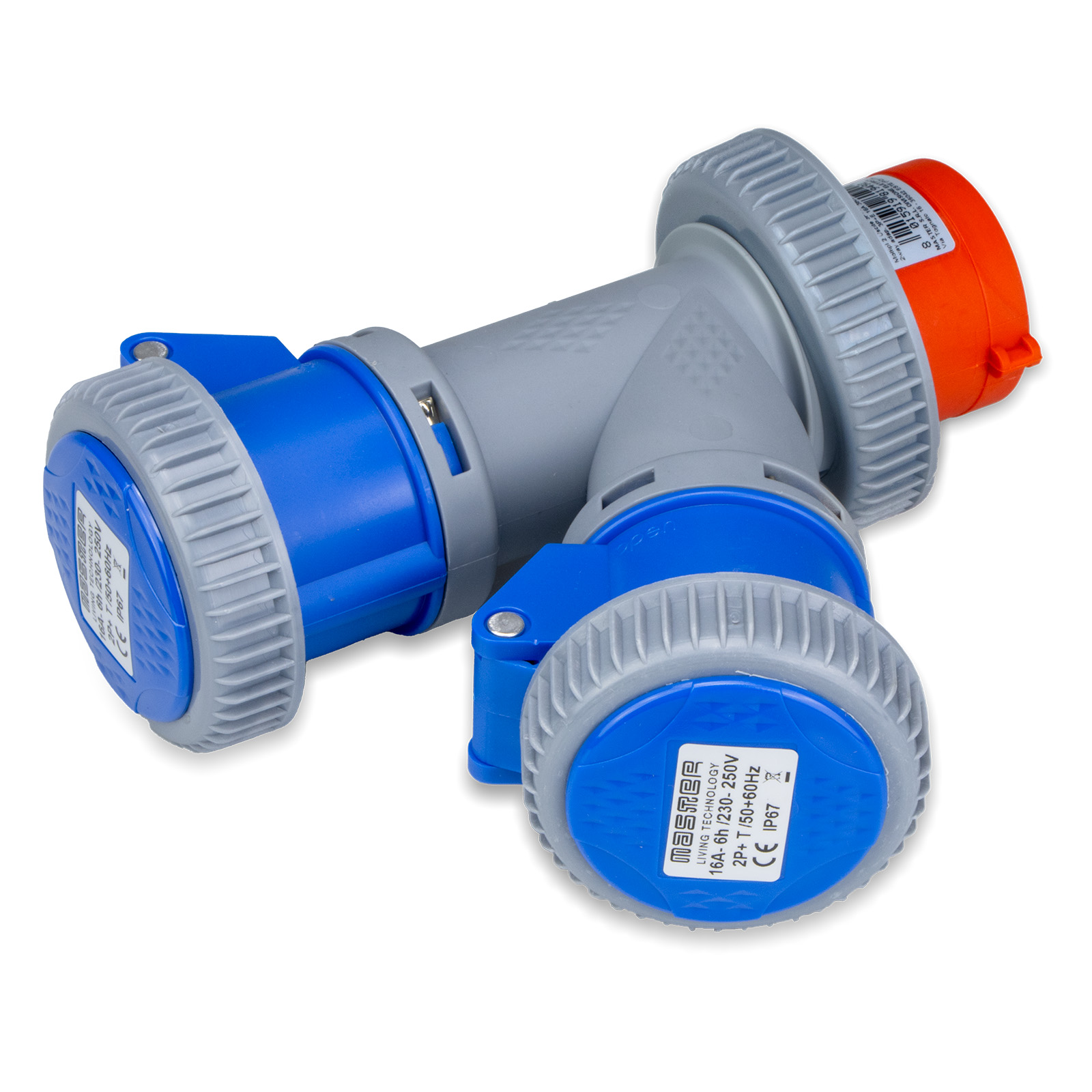 2way adap. 3P+N+E 16A 380/230V IP67