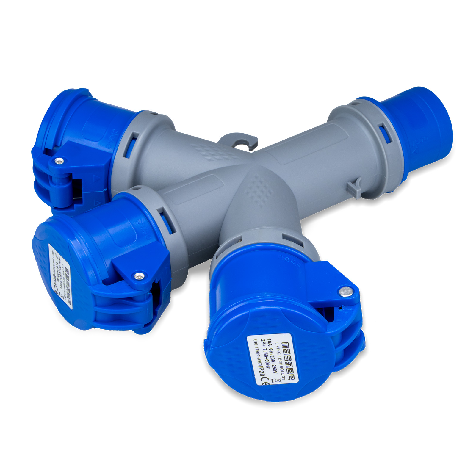 Adapt.Triple 2P+T 16A 230V IP44