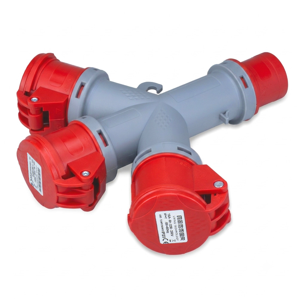 Adapt.Triple 3P+T 16A 380V IP44