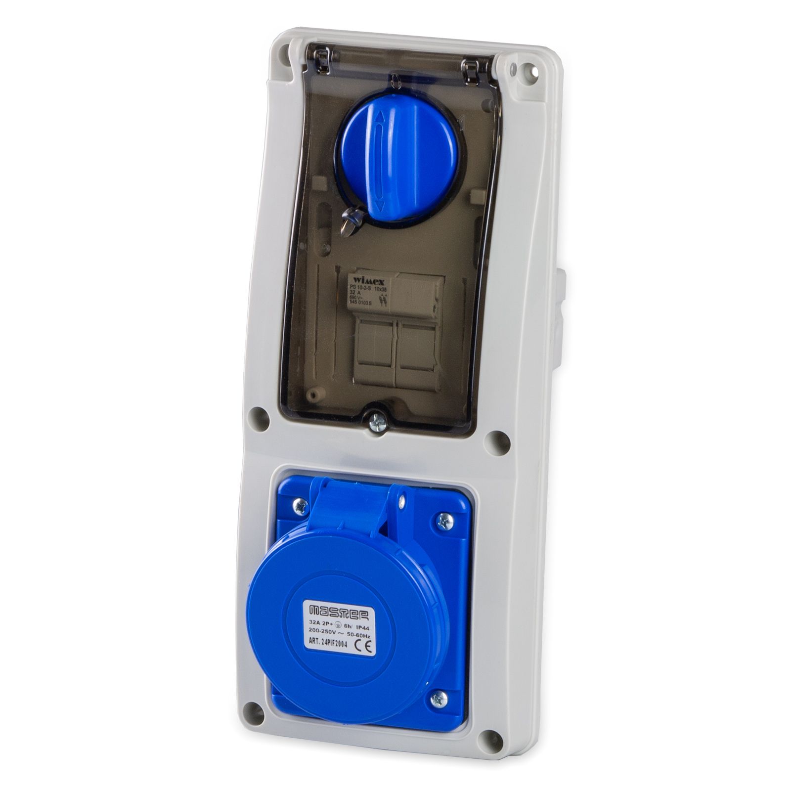 Pr.Int.2P+T 32A 230V 6h BLU IP44