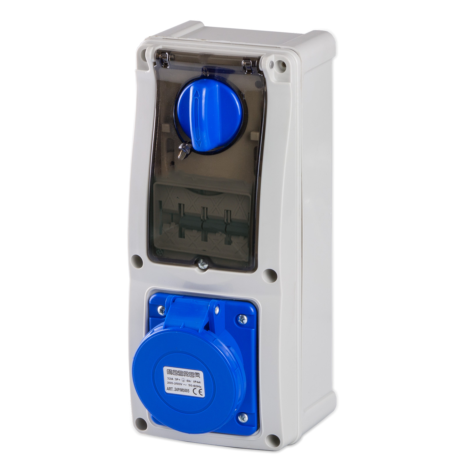 Pr.Int.Mag.3P+T 32A 230V 9h BLU IP44 c/S
