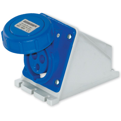 Pr.Parete 2P+T 32A 240V 6h BLU IP67