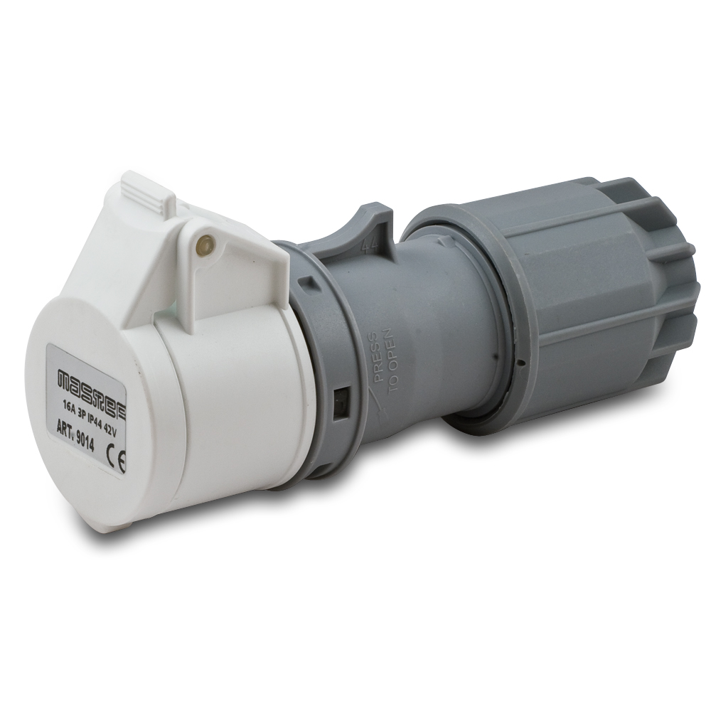 Sock.3P 16A 50/60Hz 42V White IP44
