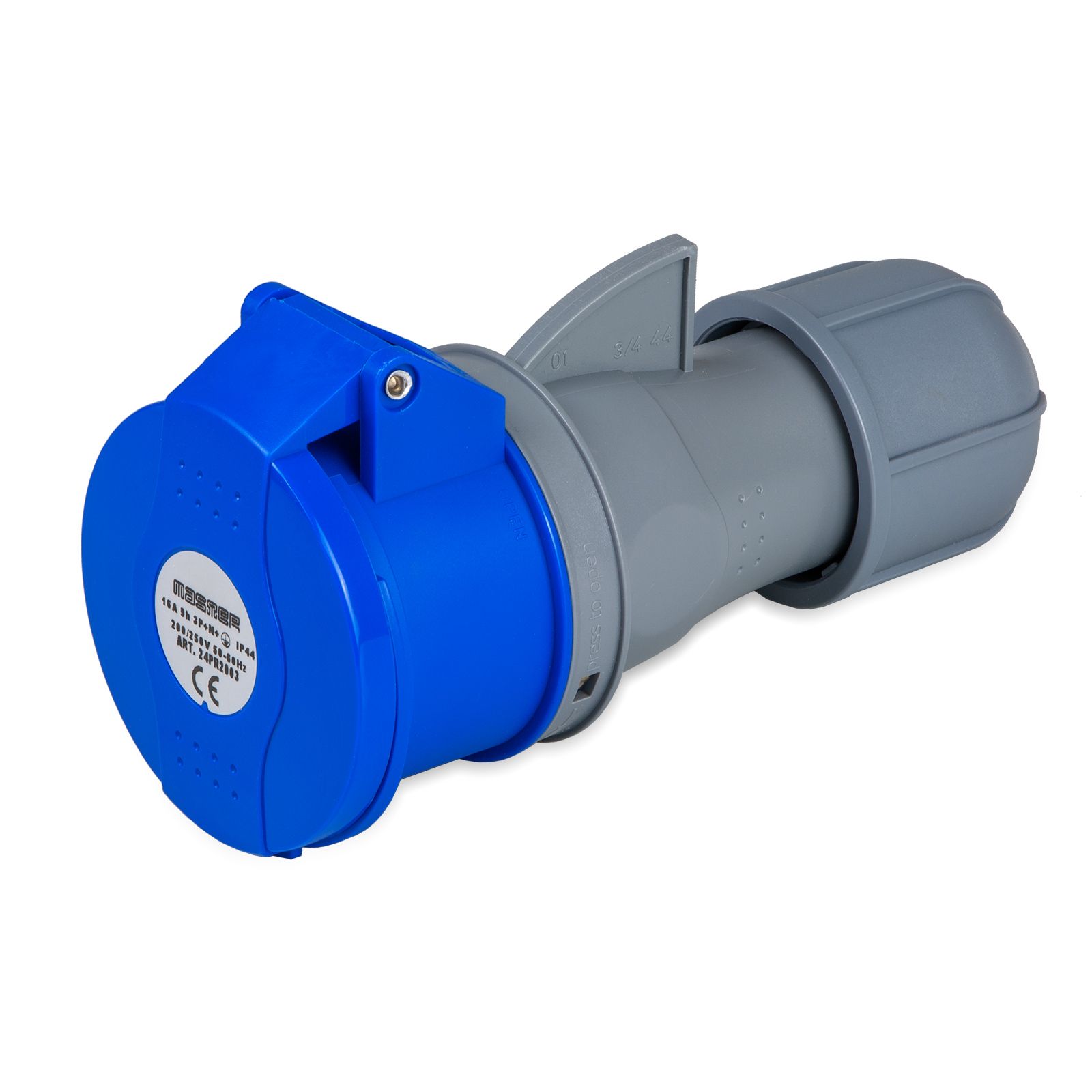Sock.3P+N+E 16A 240V 9h Blue IP44