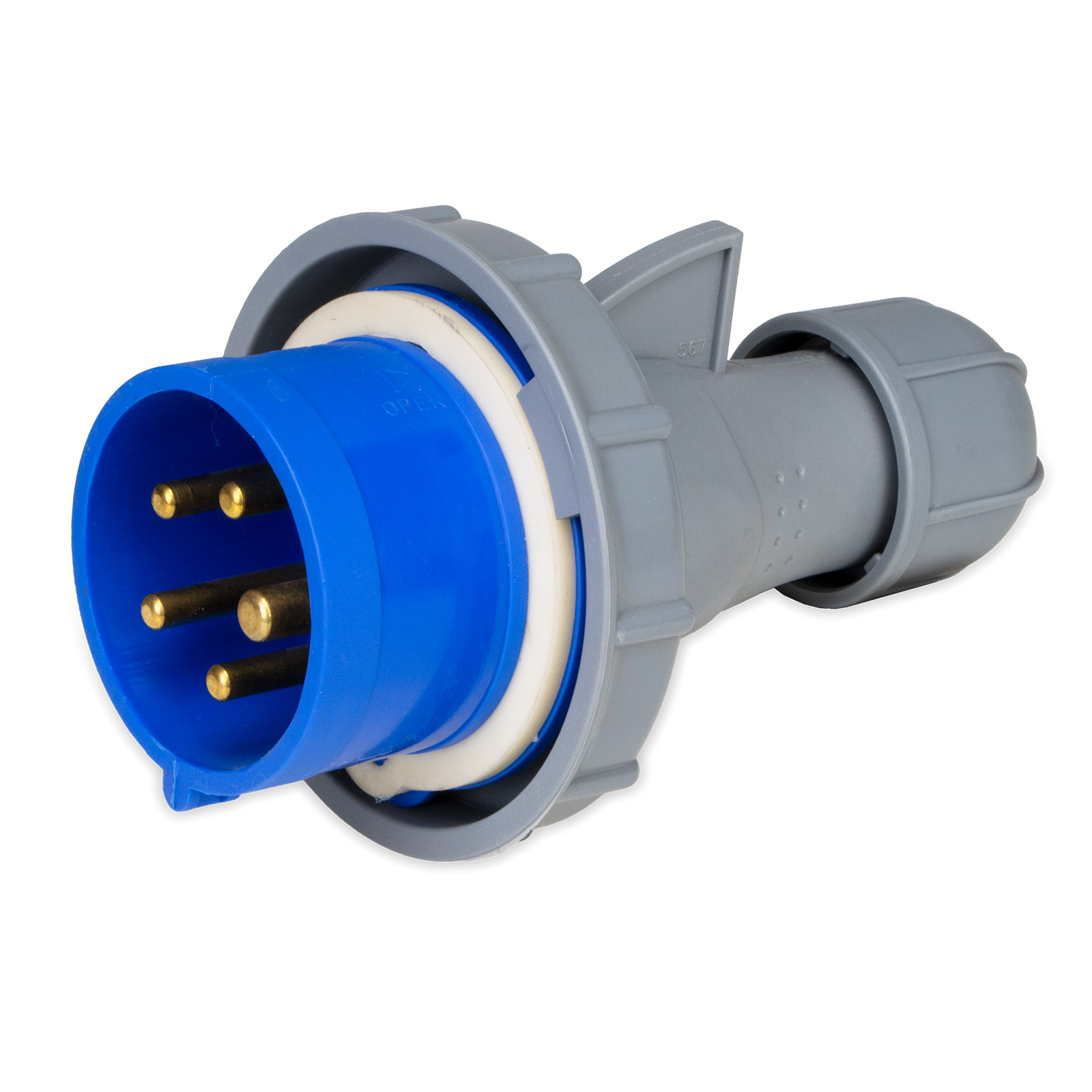 Sp.3P+N+T 16A 240V 9h BLU IP67