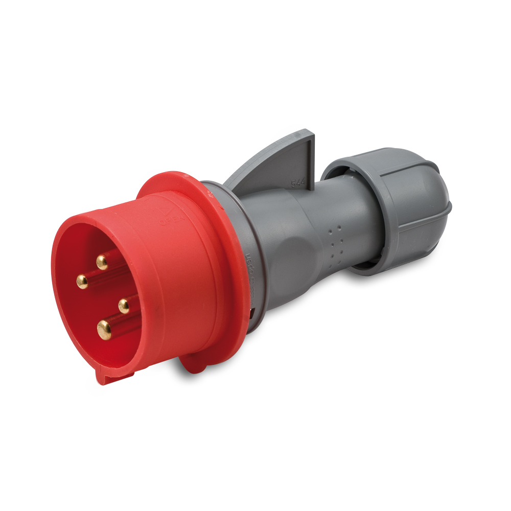 Sp.3P+T 32A 380V 6h ROSSA IP44