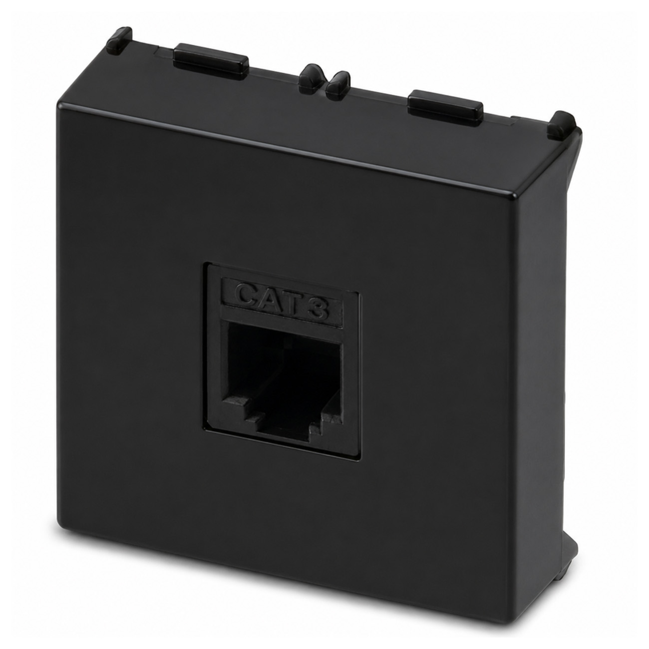 MIX RJ12 Prise 1 Fiche 6/6 Noir
