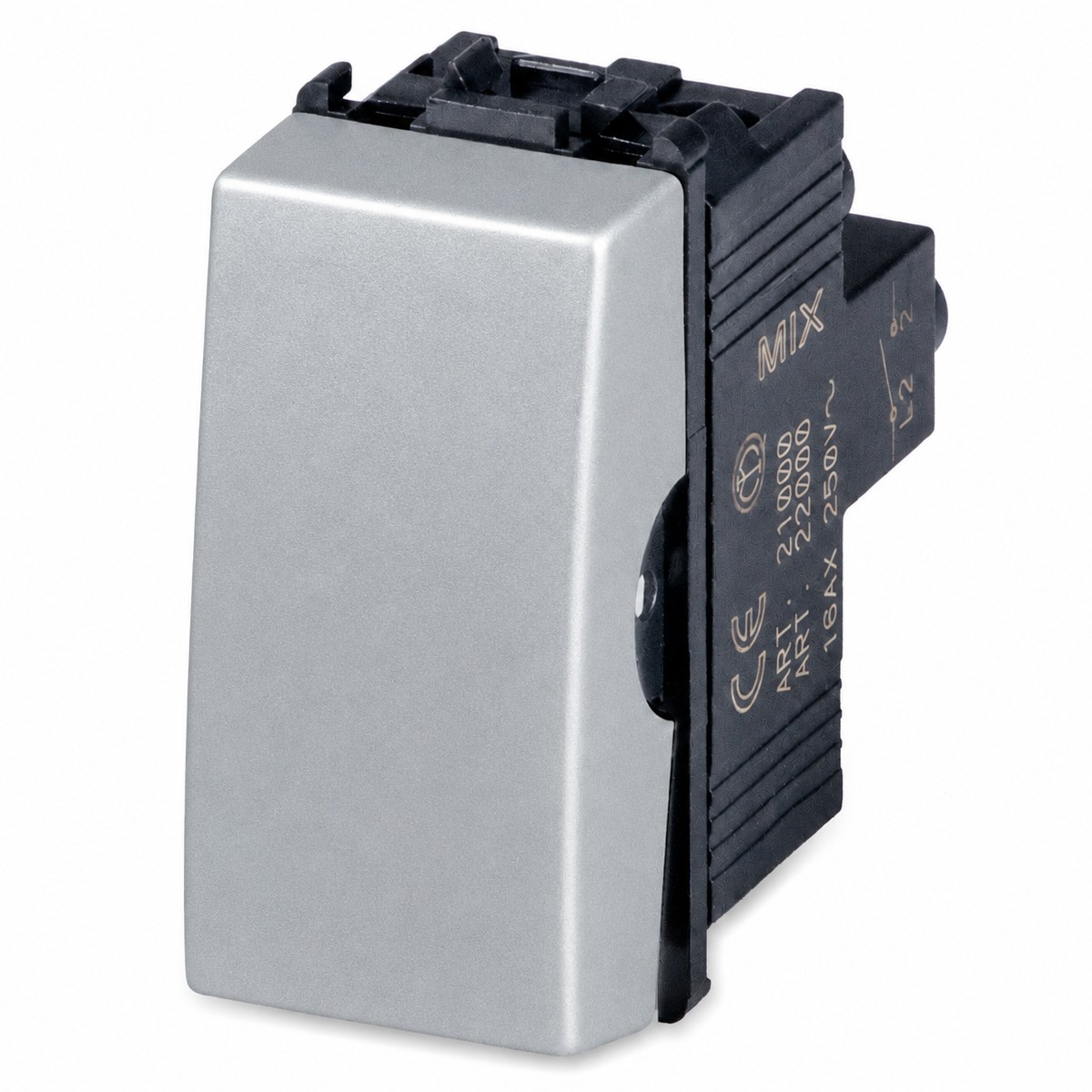 Reversing switch 16AX 250V Aluminium