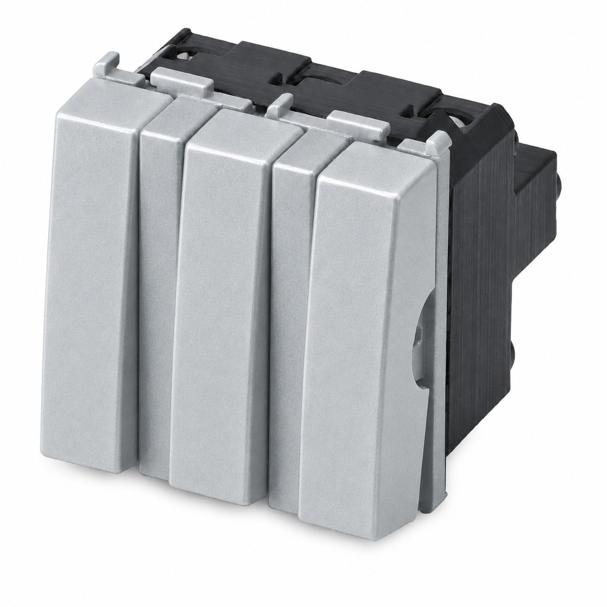 Triple interruptor 1P 16AX Aluminio