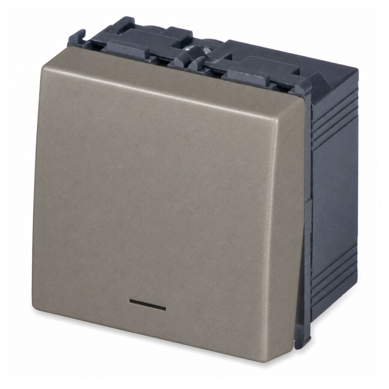 One pole switch 16AX 250V 2M. Bronze