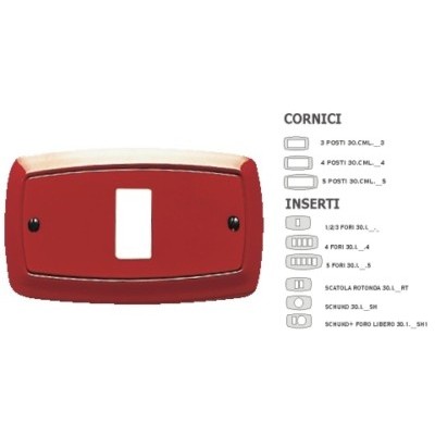 Cor.PALLADIO 5 Posti ROSSO