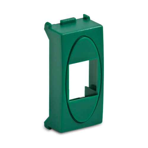 Adaptador de toma telefónica RJ45 verde