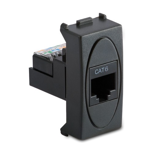 MODO Presa RJ45 Cat.6 Non Schermata GRI