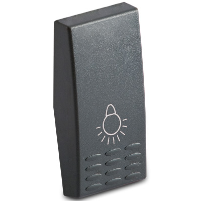 Cover for light pushbutton, grey col.