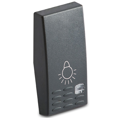 Cover for light pushbutton w.light,gr.