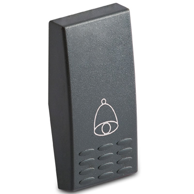 Cover for bell pushbutton, grey col.