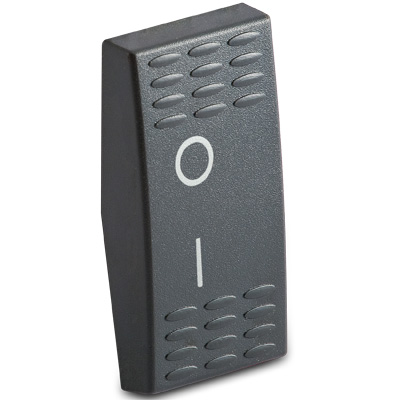Cover for bipolar switch, grey col.