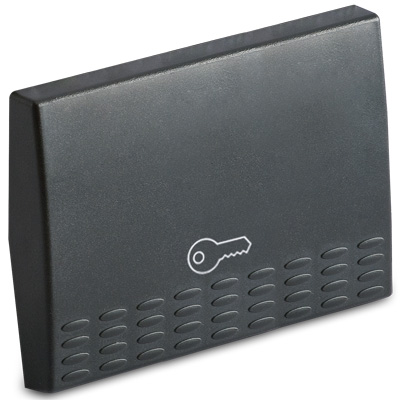 Cover for door pushbutton 3 mod., grey