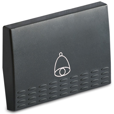 Cover for bell pushbutton 3 mod., grey