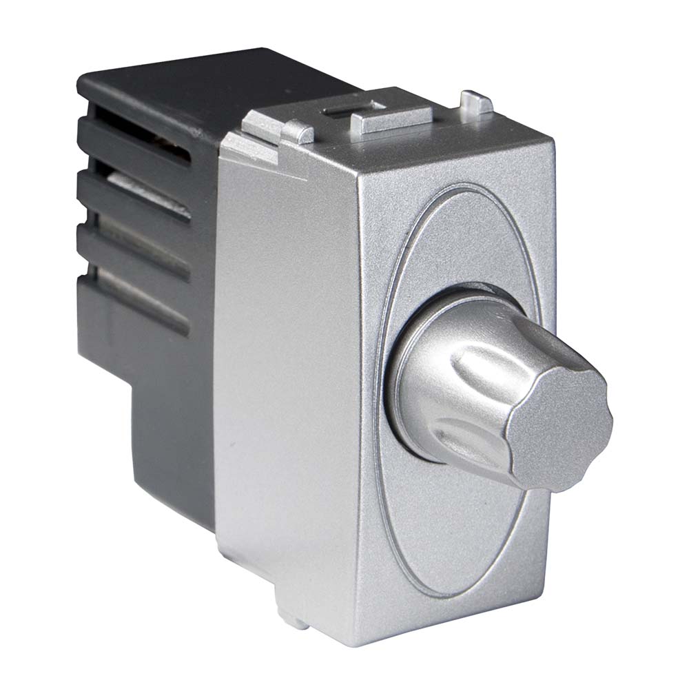 STEEL Dimmer Res.300W c.Int.127V