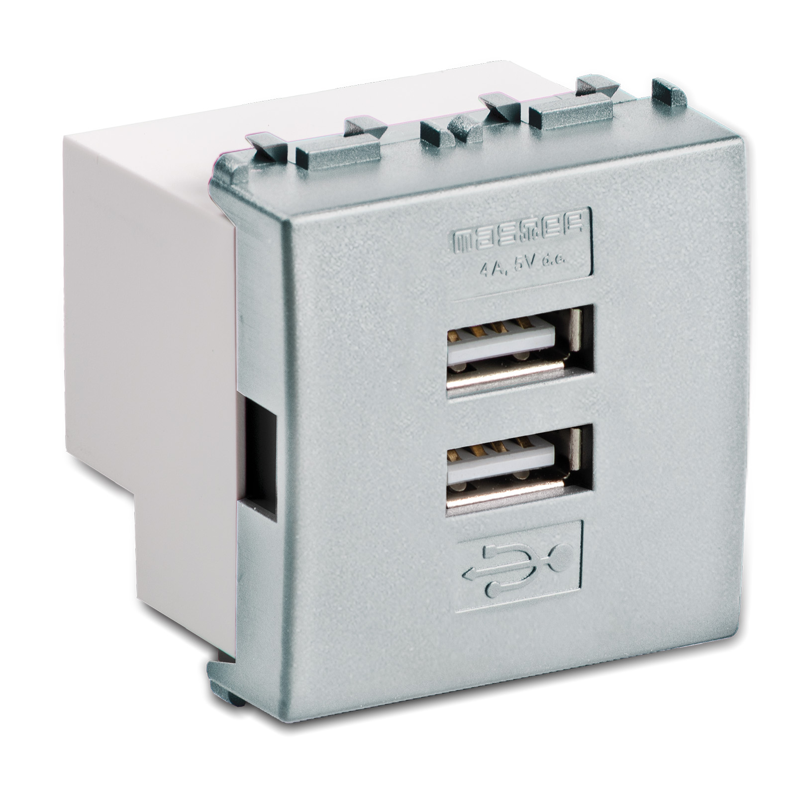 Fuente de alimentación 2 tomas USB 5V 4A
