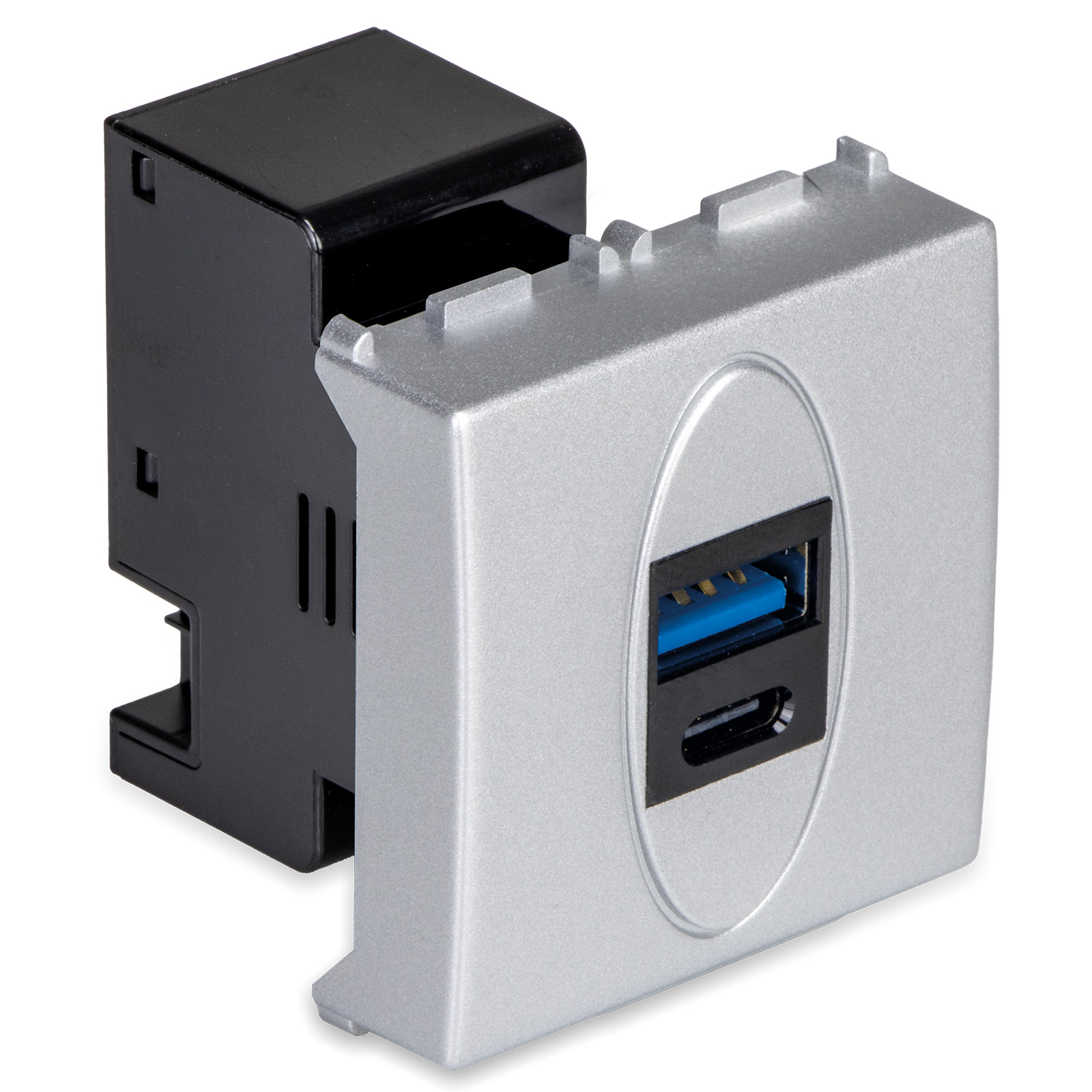 Alimentación USB A+C 100/240Vac