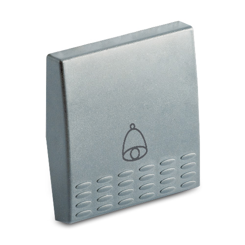 STEEL Cover f.bell pushbutton 2 mod.