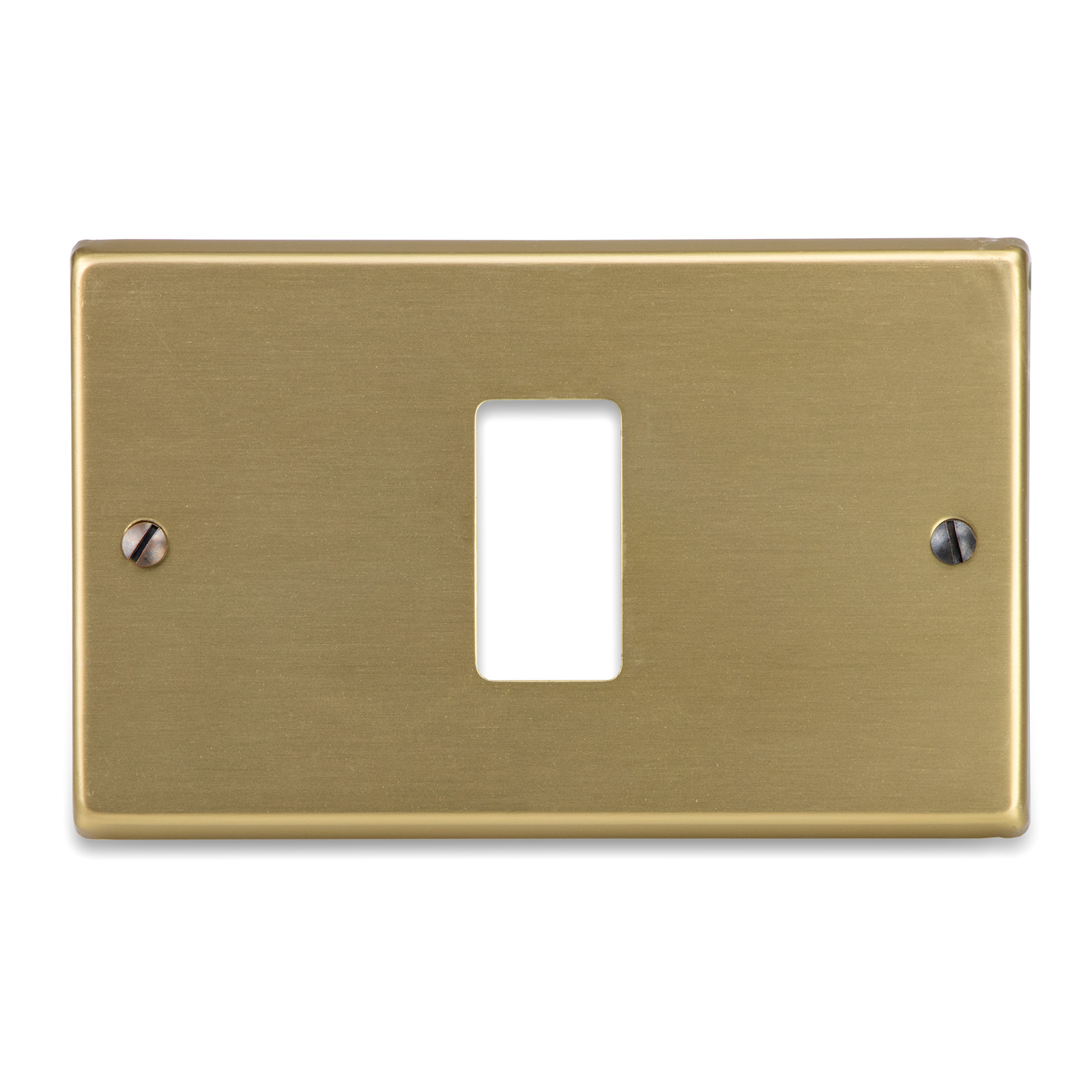 F.PROD. Placca bronzo 1 foro