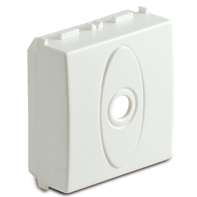False blind pole with output 2mod.,white
