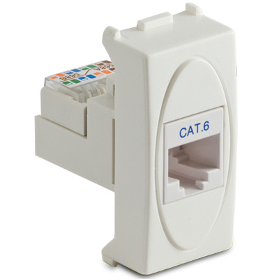 MODO Presa RJ45 Cat.6 Non Schermata BIAN